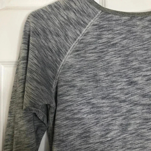 Joe Fresh Shirt 3/4 Sleeves Grey Size Extra Small - Picture 15 of 16